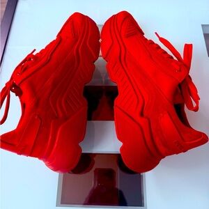 Sophisticated Dolce & Gabbana Radiant Red Daymaster Sneakers (Xmas Gift Idea!)